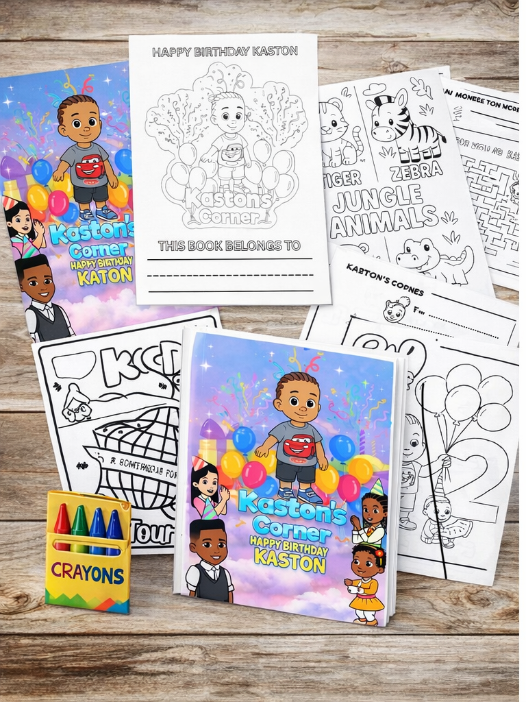 Personalized Birthday Activity Book