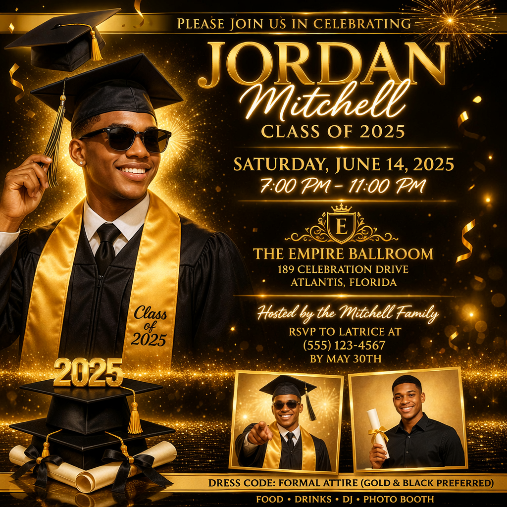 Graduation Flyer