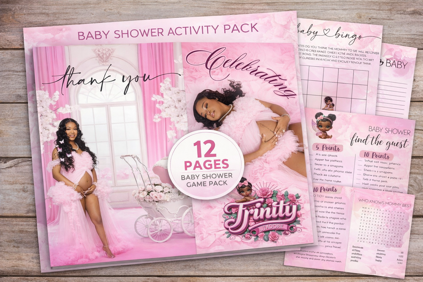 Baby Shower Activity Book